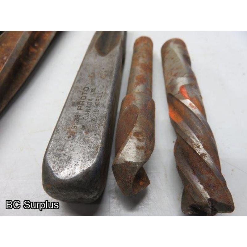 T-635: Reamers; Drill Bits; Auger Bits; Tooling – 1 Lot