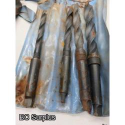 T-636: Morse Taper Drill Bits – 1 Lot