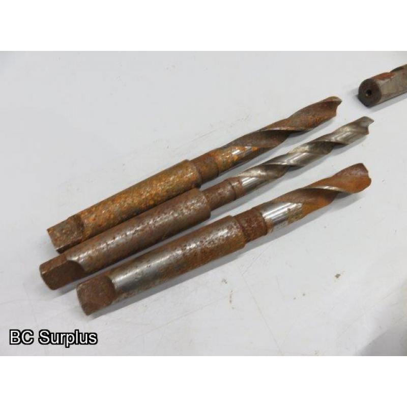 T-636: Morse Taper Drill Bits – 1 Lot