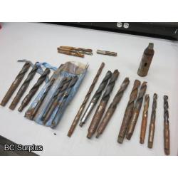 T-636: Morse Taper Drill Bits – 1 Lot