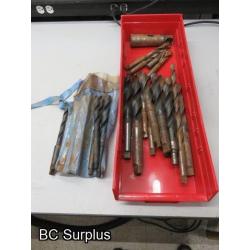 T-636: Morse Taper Drill Bits – 1 Lot