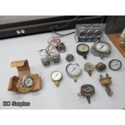 T-620: Various Gauges and Power Switch – 14 items