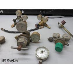 T-653: Welding Gauges; Pressure Gauges; Regulators – 1 Lot