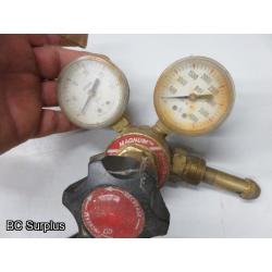 T-653: Welding Gauges; Pressure Gauges; Regulators – 1 Lot