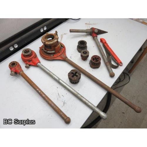 T-657: Ridgid Reaming & Threading Tools – 1 Lot