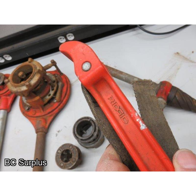 T-657: Ridgid Reaming & Threading Tools – 1 Lot