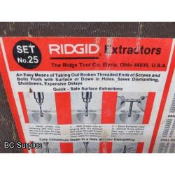 T-658: Ridgid No.25 Extractor Set