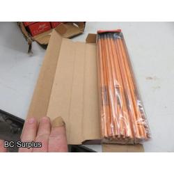 T-649: Arcair Copper-Coated Gouging Rods – 9 Boxes