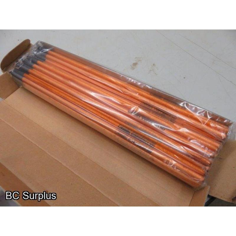 T-649: Arcair Copper-Coated Gouging Rods – 9 Boxes