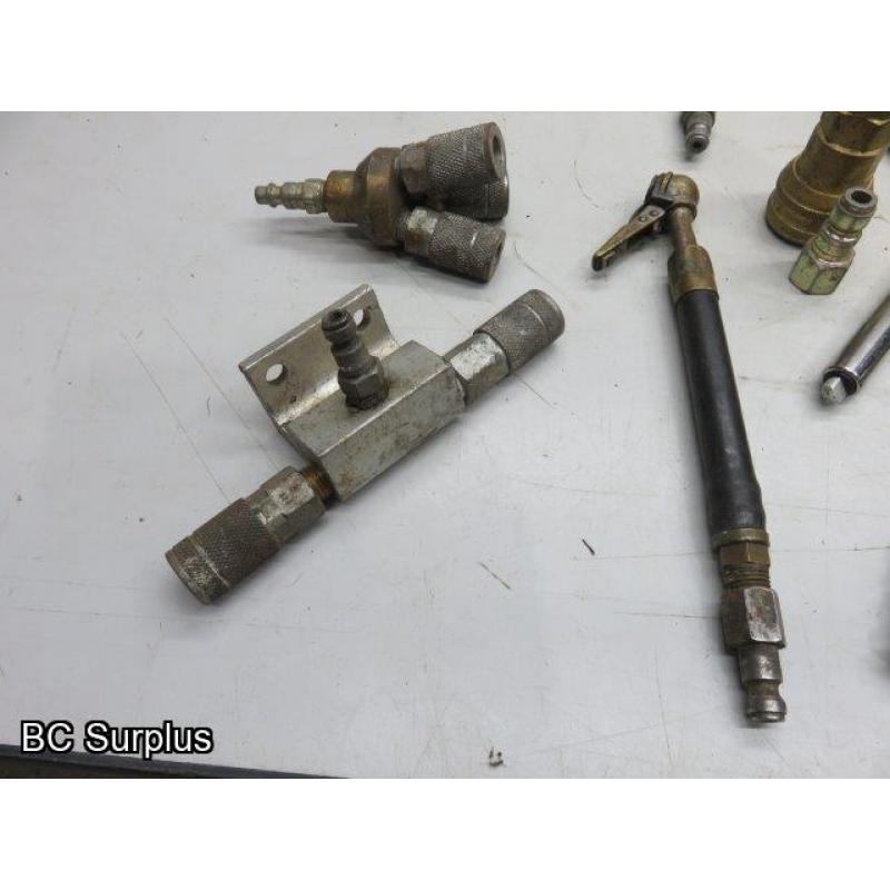 T-673: Air Regulator; Paint Guns; Air Fittings – 1 Lot