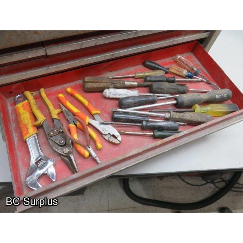 T-677: Craftsman 6 Drawer Tool Box & Contents