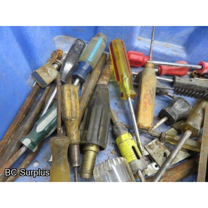 T-678: Hand Tools; Sander; Torch Kit – Blue Bin – 1 Lot