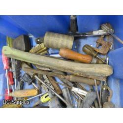 T-678: Hand Tools; Sander; Torch Kit – Blue Bin – 1 Lot