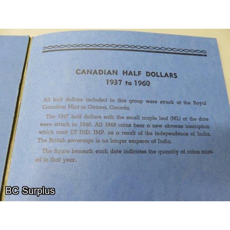 T-689: Canadian Half Dollar Collection – 25 Coins