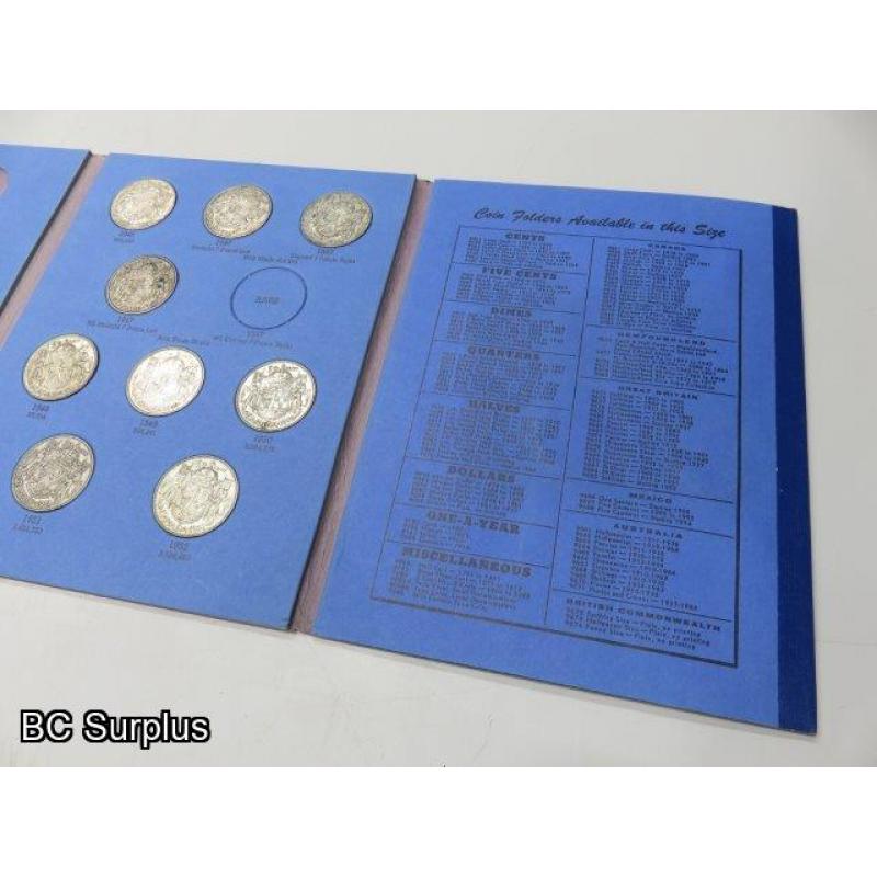 T-689: Canadian Half Dollar Collection – 25 Coins