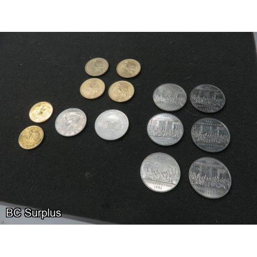 T-696: USA & Canadian Coins – 14 Items