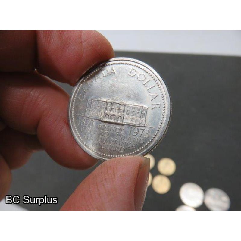 T-696: USA & Canadian Coins – 14 Items