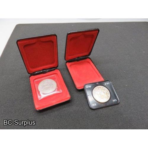 T-697: RCMP Commemorative Coins – 1973 – 2 Items