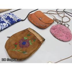 T-716: Vintage Purses & Clutches – Some Beaded – 9 Items