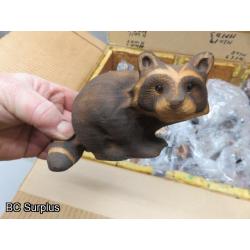 T-722: Box of Raccoons – Solid Wood